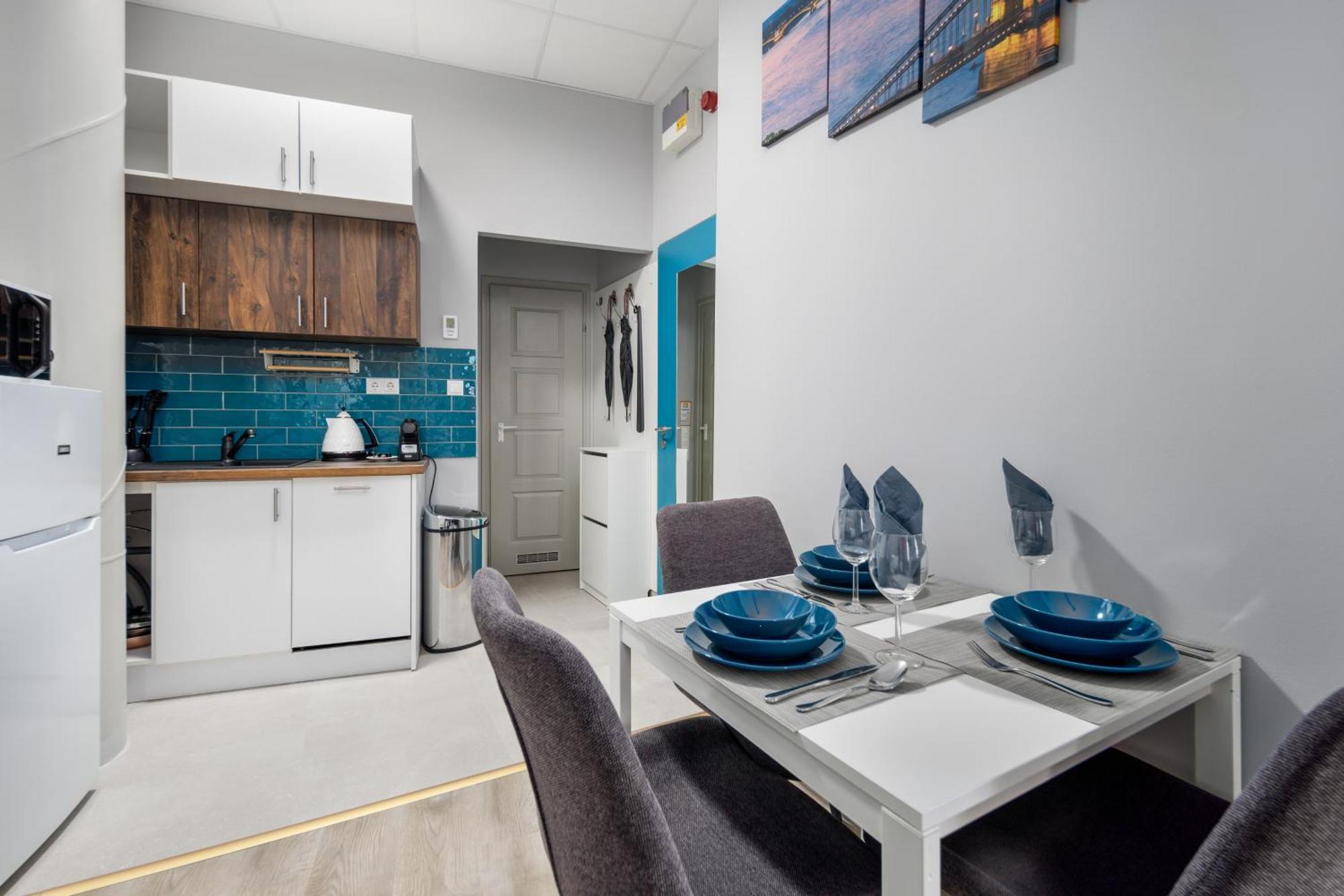 Downtown Apartment House Blue 布达佩斯 外观 照片